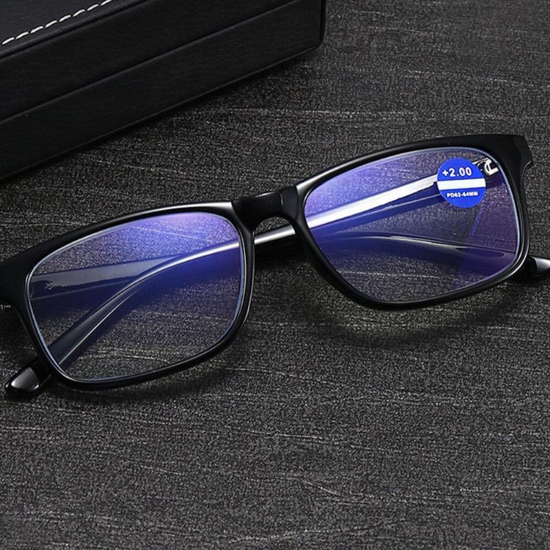 Unisex Anti-Blue Light Full Frame Casual Business Hd-Lukulasit Presbyopic-Lasit