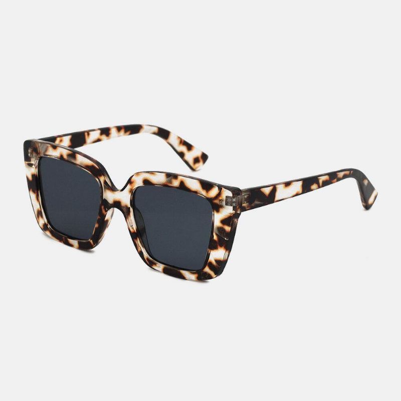 Unisex Leopard Thicken Full Frame Casual Uv-Suoja Polarisoidut Aurinkolasit