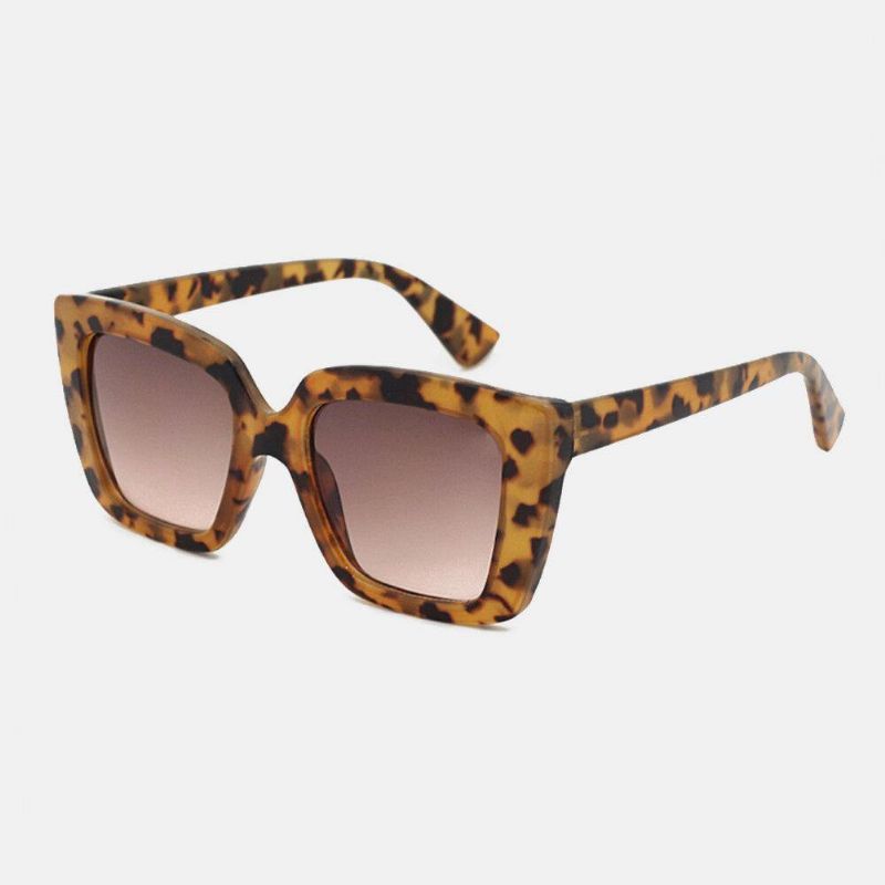 Unisex Leopard Thicken Full Frame Casual Uv-Suoja Polarisoidut Aurinkolasit