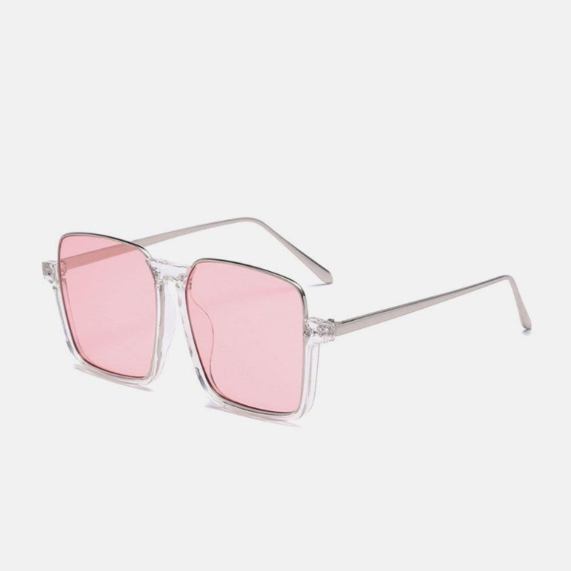 Unisex Square Frame Half Frame Anti-Blue Light Anti-Uv Aurinkolasit