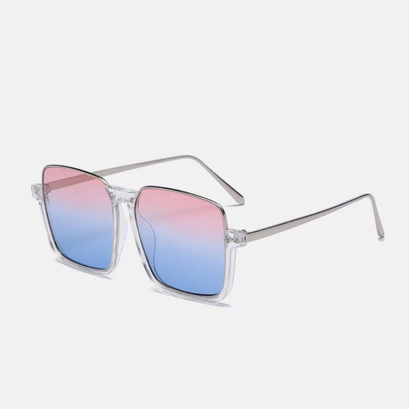 Unisex Square Frame Half Frame Anti-Blue Light Anti-Uv Aurinkolasit