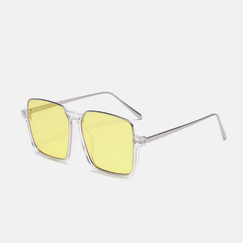 Unisex Square Frame Half Frame Anti-Blue Light Anti-Uv Aurinkolasit