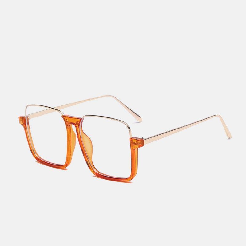 Unisex Square Frame Half Frame Anti-Blue Light Anti-Uv Aurinkolasit