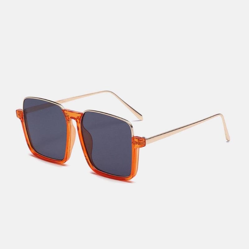 Unisex Square Frame Half Frame Anti-Blue Light Anti-Uv Aurinkolasit