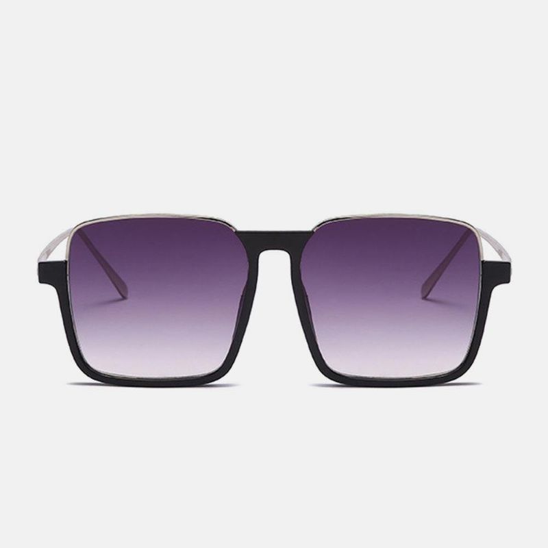 Unisex Square Frame Half Frame Anti-Blue Light Anti-Uv Aurinkolasit