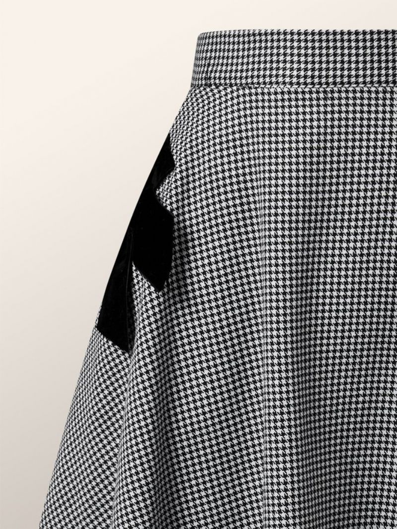 Urban Plaid Regular Fit Midi Hame