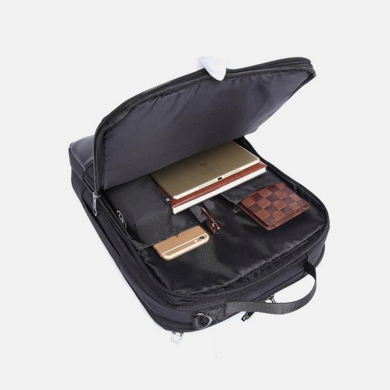 Miesten Multi-Carry Vedenpitävä Avoauto 15.6 Tuuman Kannettavan Tietokoneen Laukku Crossbody Laukku Olkalaukku Käsilaukku Reppu