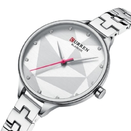 Curren 9047 Elegant Design Naisten Rannekello Crystal Full Steel Quartz Watch