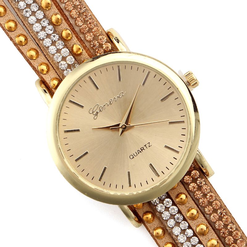 Fashion Circle Rannekoru Diamond Naisten Watch Quartz Watch