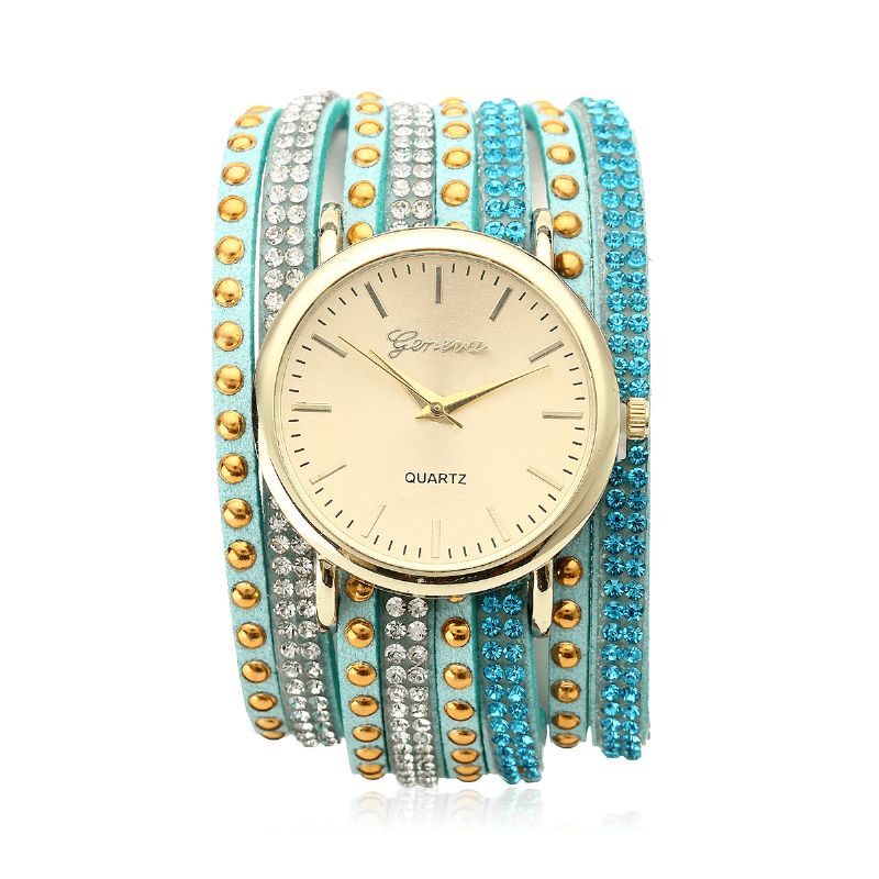 Fashion Circle Rannekoru Diamond Naisten Watch Quartz Watch