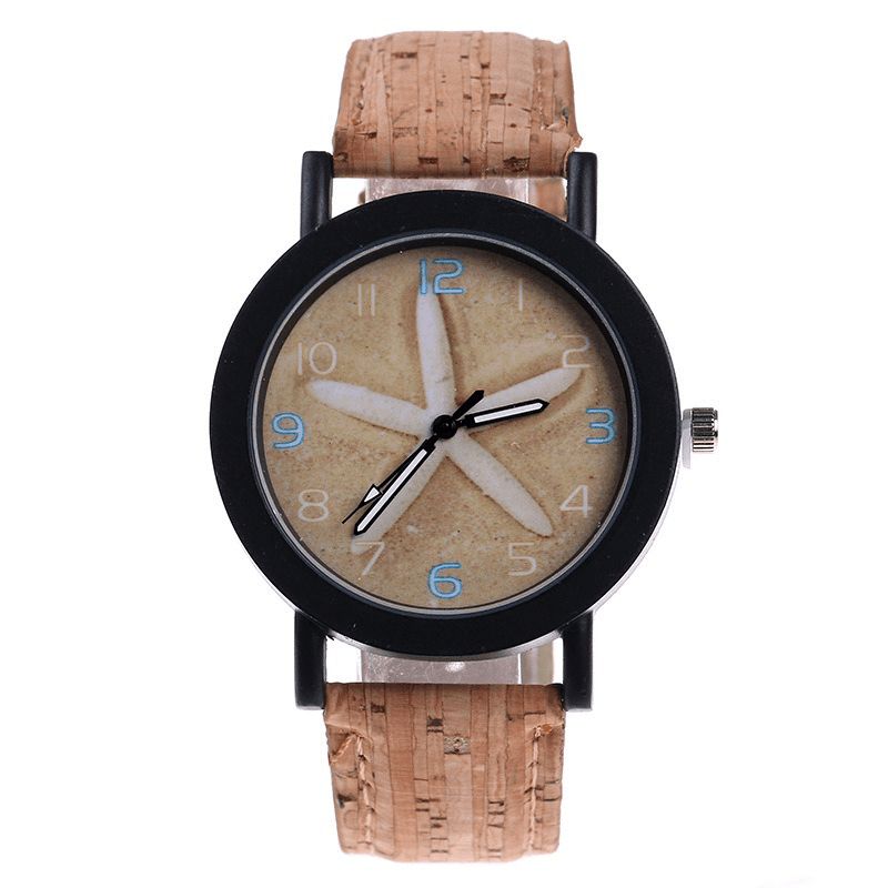 Fshion Naisten Watch Color Dial Retro Quartz Watch