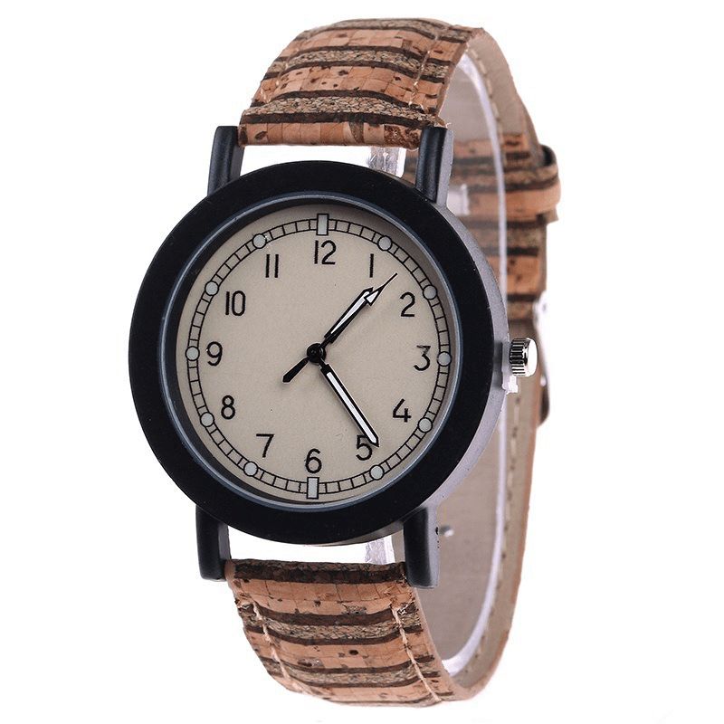 Fshion Naisten Watch Color Dial Retro Quartz Watch