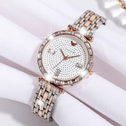 Greyson A0Q05 Muoti Naisten Kello Light Luxury Crystal Diamond Starry Lady Quartz Watch