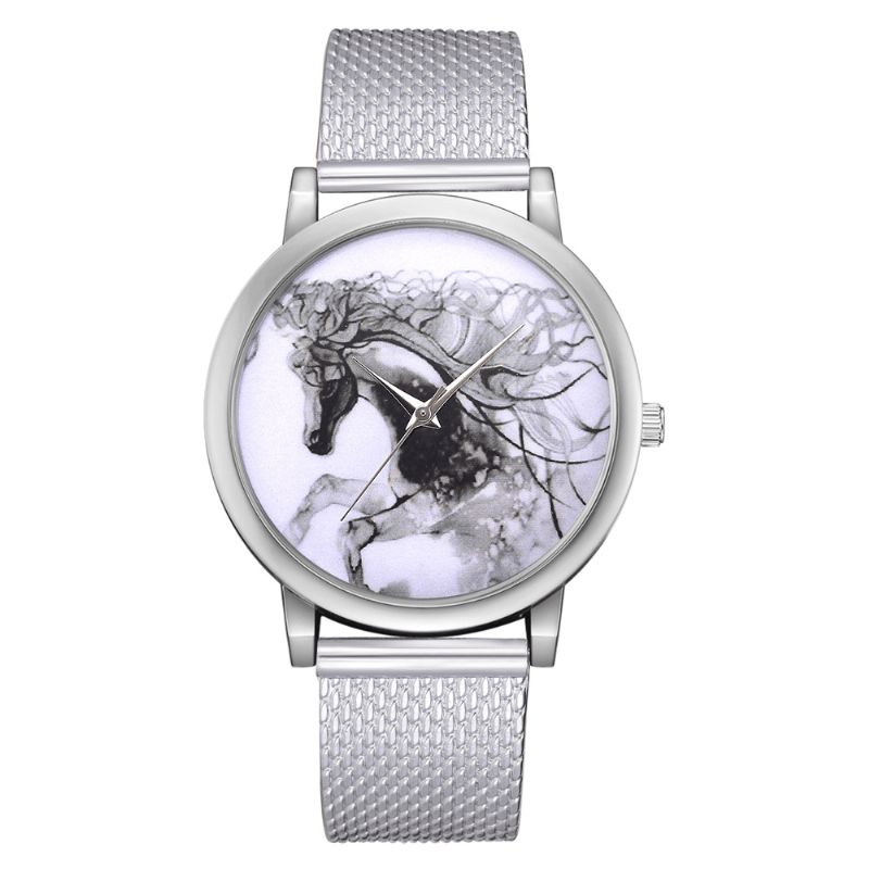 Lvpai P598 China Style Horse Dial Face Naisten Rannekello Rennot Tyyliset Kvartsikellot