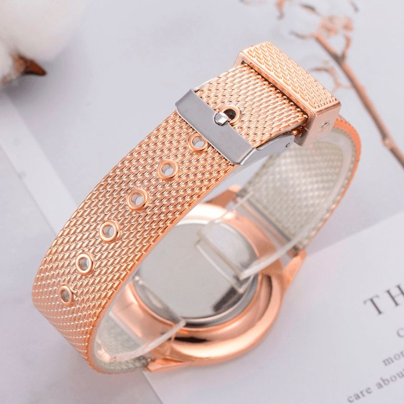 Lvpai P732 Rose Gold Elegant Design Naisten Rannekello Muodikas Analoginen Kvartsikello