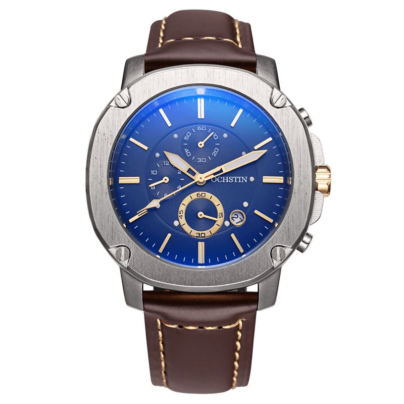 Ochstin Gq039 Bussiness Style Miesten Rannekello Gentlement Quartz Movement Watch