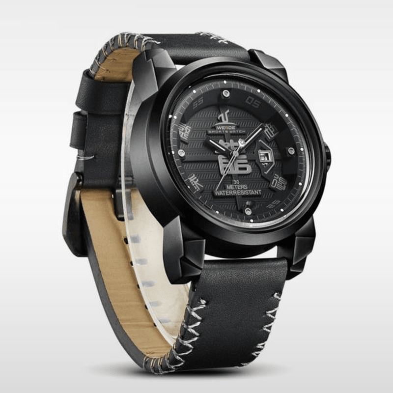 Weide Uv1509B-1C Muoti Miesten Kvartsikello Creative Dragon Chinese Font Sport Watch