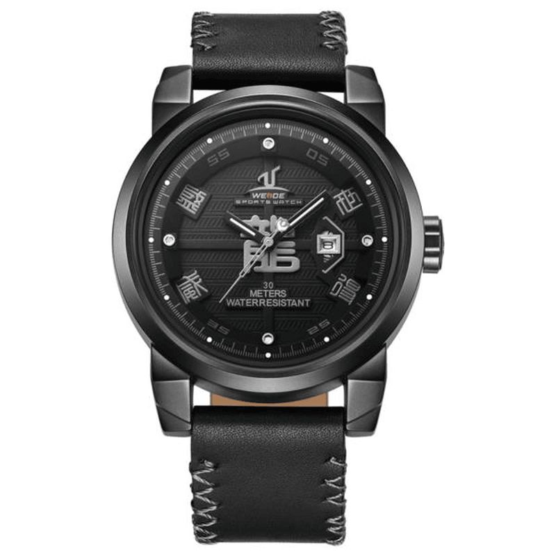 Weide Uv1509B-1C Muoti Miesten Kvartsikello Creative Dragon Chinese Font Sport Watch