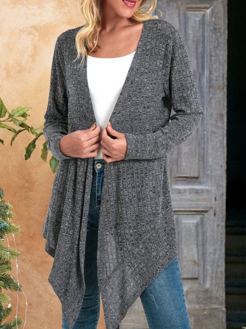 Deep Grey Shift Casual Knit Takki