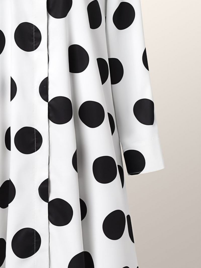 Pitkähihainen Paitakaulus Polka Dots Regular Fit Mekko