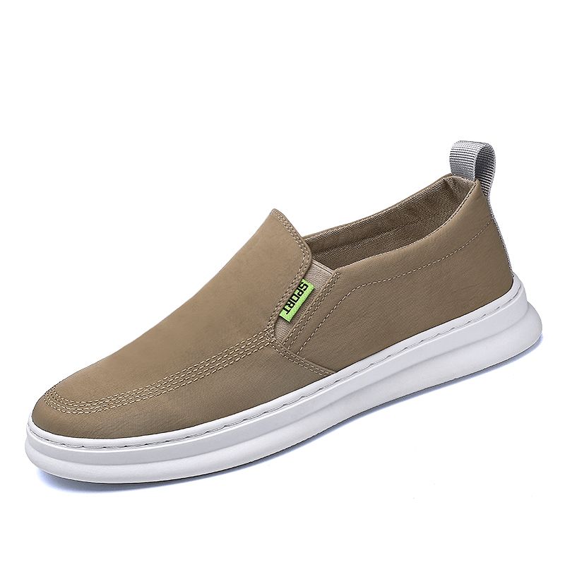 Miesten Ice Silk Cloth Kankaasta Valmistettu Hengittävä Ajokengät Slip On Skate Sneakers