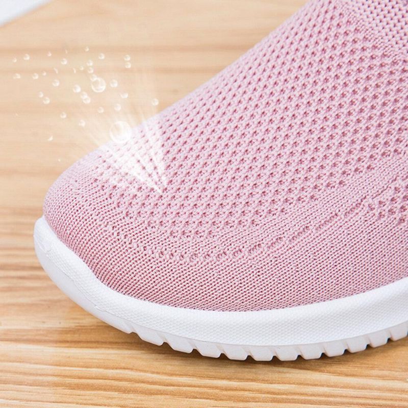 Naisten Mesh Suljettu Varvas Lazy Slip On Vapaa-Ajan Kävelykengät