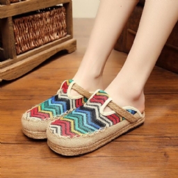 Rainbow Espadrilles Pellavaselkäiset Loaferit