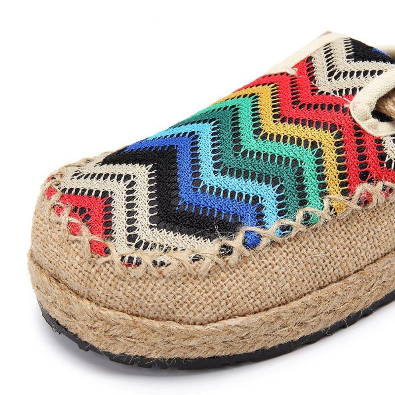 Rainbow Espadrilles Pellavaselkäiset Loaferit