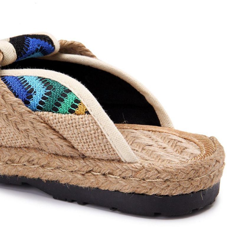 Rainbow Espadrilles Pellavaselkäiset Loaferit