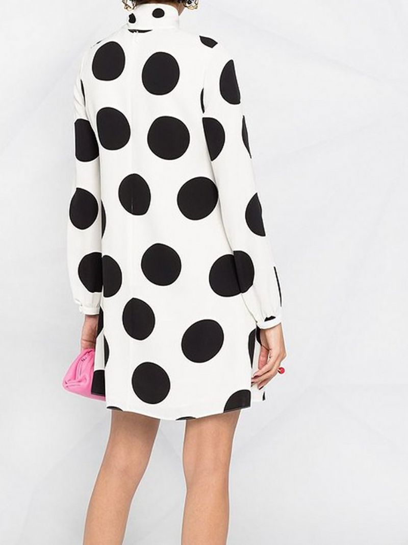 Löysää Elegant Polka Dots Minimekko