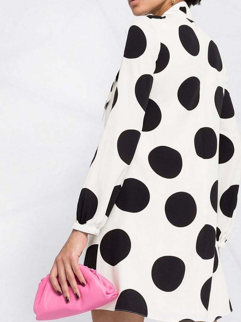 Löysää Elegant Polka Dots Minimekko