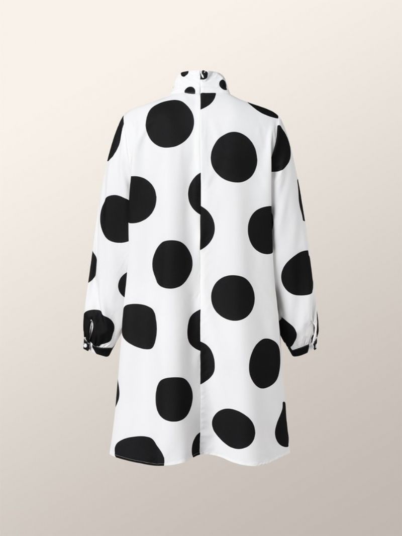 Löysää Elegant Polka Dots Minimekko