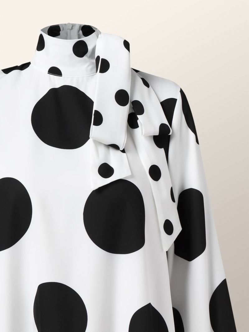 Löysää Elegant Polka Dots Minimekko