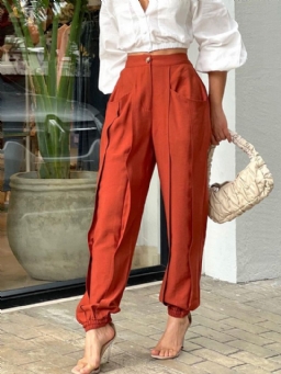 Daily Simple Regular Fit Solid Pants