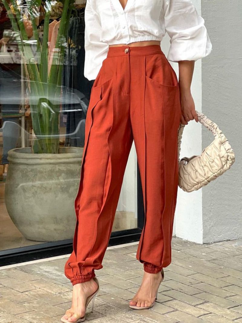 Daily Simple Regular Fit Solid Pants