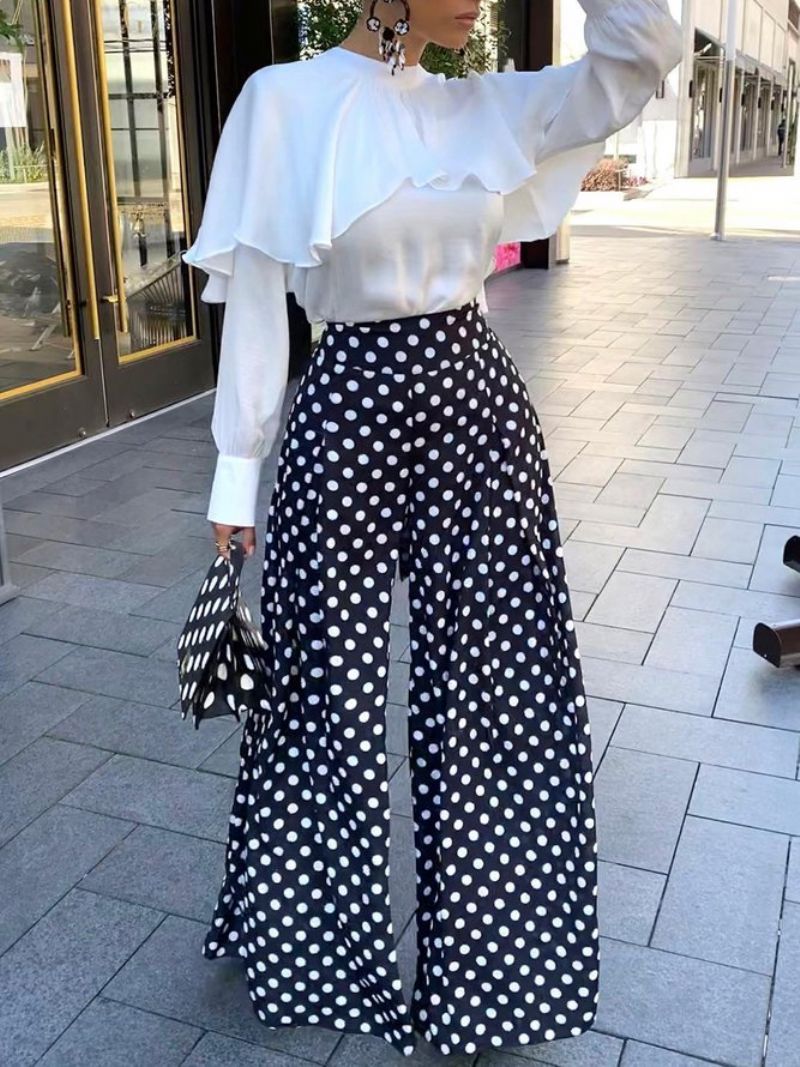 Urban Polka Dots Regular Fit Muotihousut