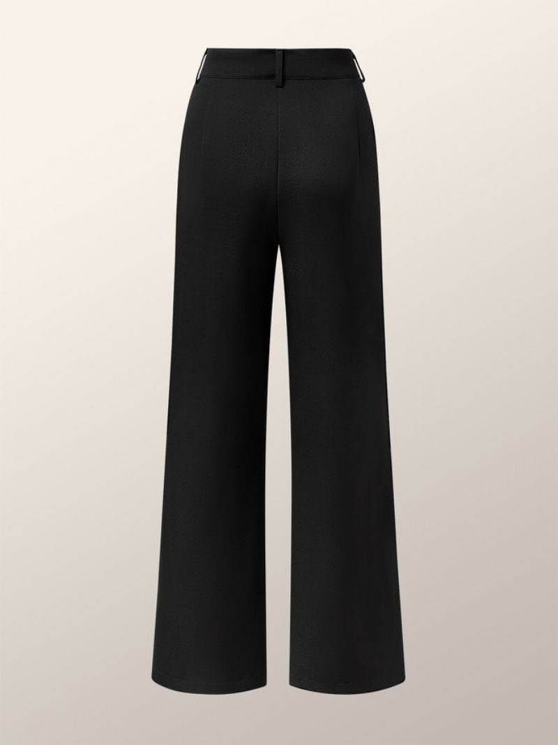 Work Plain Simple Fashion Straight Pants