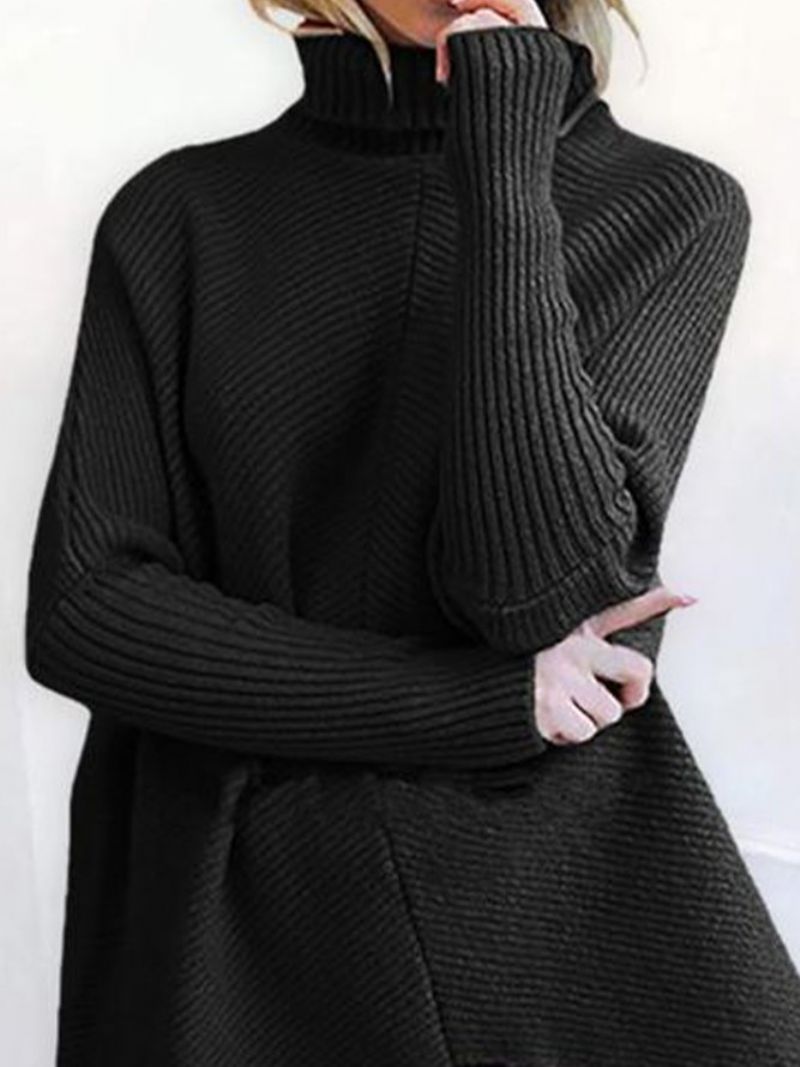 Pitkähihainen Löysä Turtleneck Urban Pusero