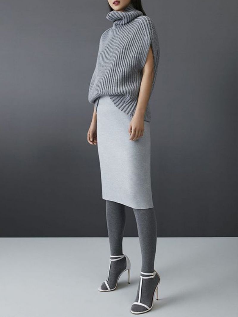 Turtleneck Cap Hihat Urban Loose Sweater