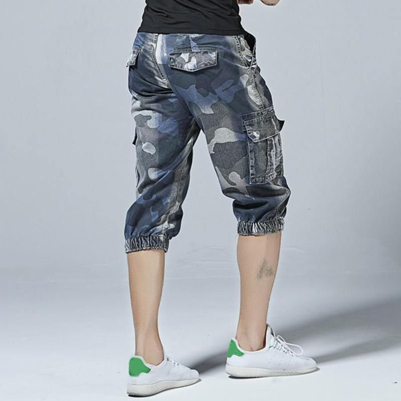 Rento Camo Multi Pockets Jogger Pants Lyhyet Farkut