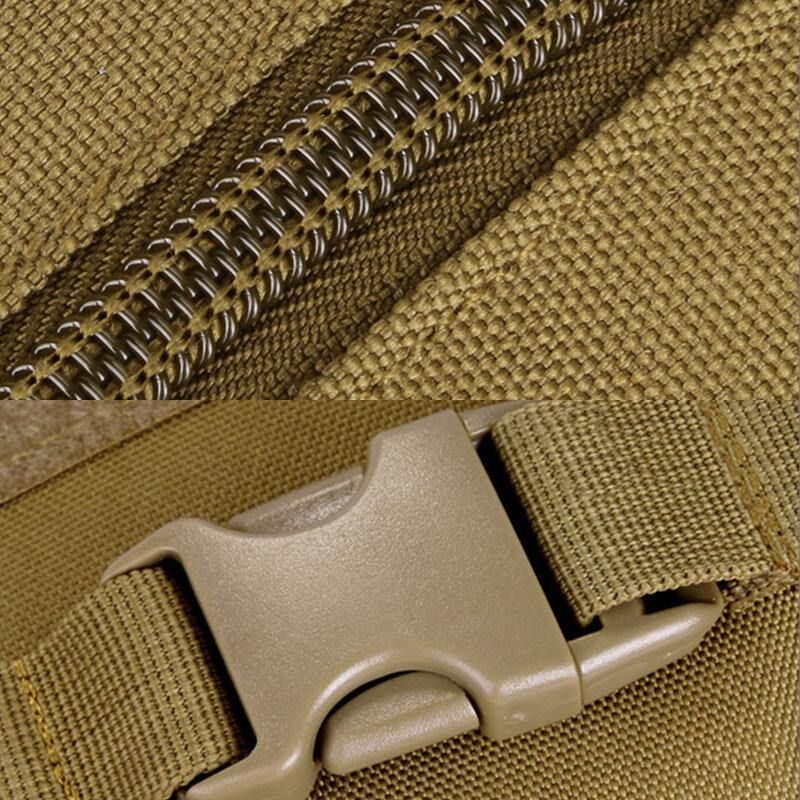 Miesten Camo Pattern Monitoiminen Suuri Kapasiteetti Ulkoilumatkailun Taktinen Laukku Crossbody-Laukku Olkalaukku Neliömäinen Laukku