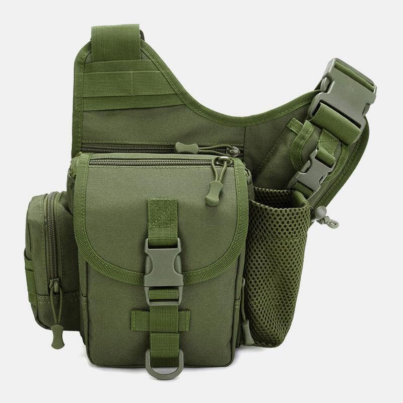 Miesten Oxford Outdoor Ratsastus Urheilu Camo Vedenpitävä Suuri Tilavuus Crossbody Laukku Vyötärölaukku Satulalaukku