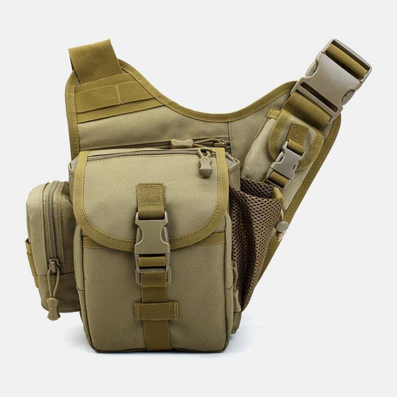 Miesten Oxford Outdoor Ratsastus Urheilu Camo Vedenpitävä Suuri Tilavuus Crossbody Laukku Vyötärölaukku Satulalaukku