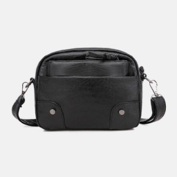 Naisten Pu-Nahkainen Monitaskuinen Retro Fashion 6.3 Tuuman Puhelinlaukku Pehmeä Crossbody Laukut Olkalaukku