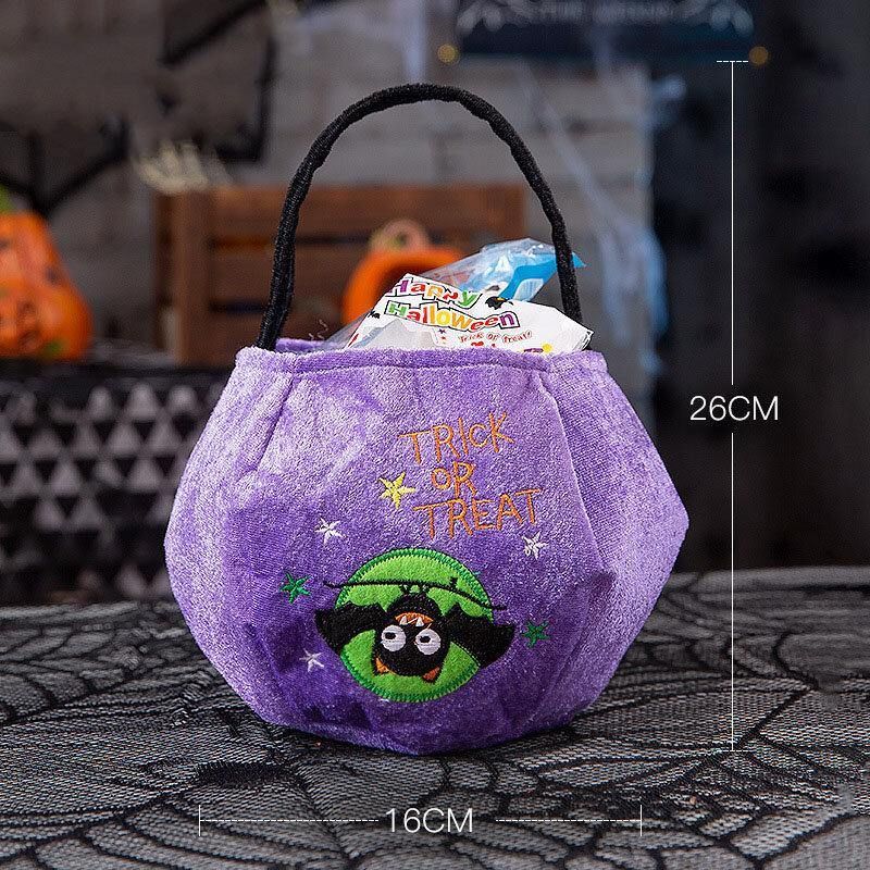 Lasten Halloween Style Pattern Rento Go Out Candy Sugar Carry Bag Käsilaukku