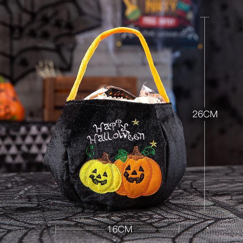 Lasten Halloween Style Pattern Rento Go Out Candy Sugar Carry Bag Käsilaukku