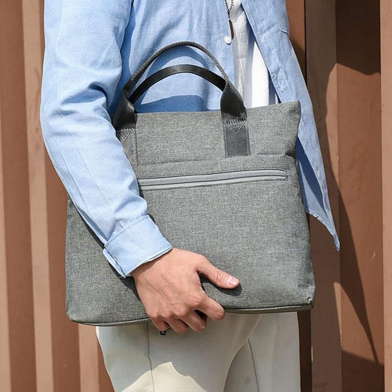 Muoti Simpe Casual Hnadbag Business Bag Messenger Laukku Miesten Naisten