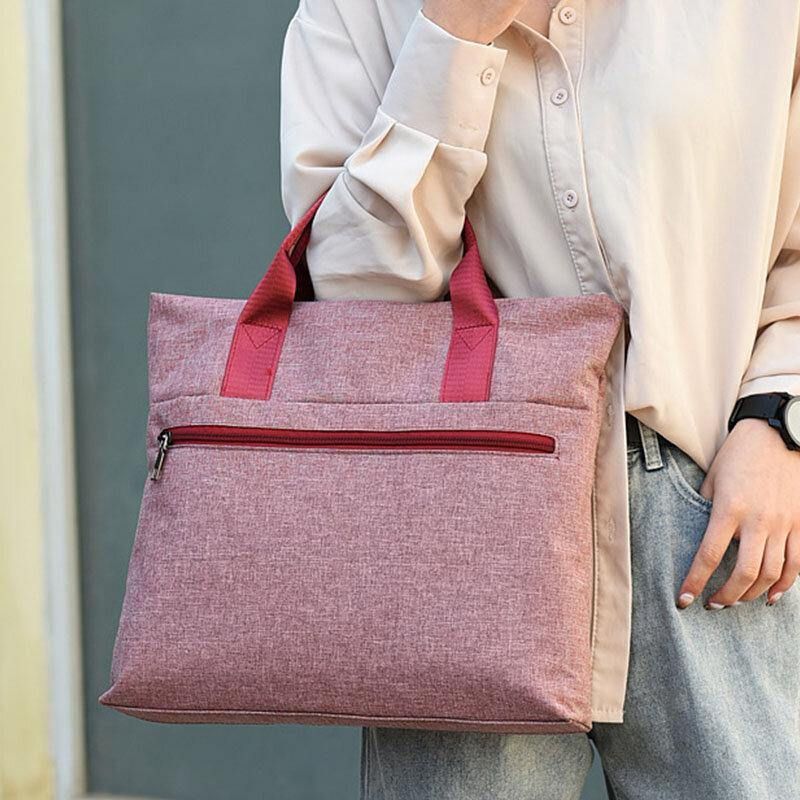 Muoti Simpe Casual Hnadbag Business Bag Messenger Laukku Miesten Naisten