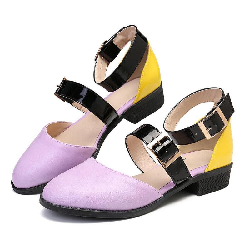 Naisten Colorblock Slip Resistant Solki Tyylikkäät Flats